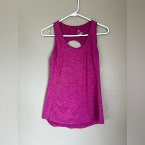 Purple active wear tank